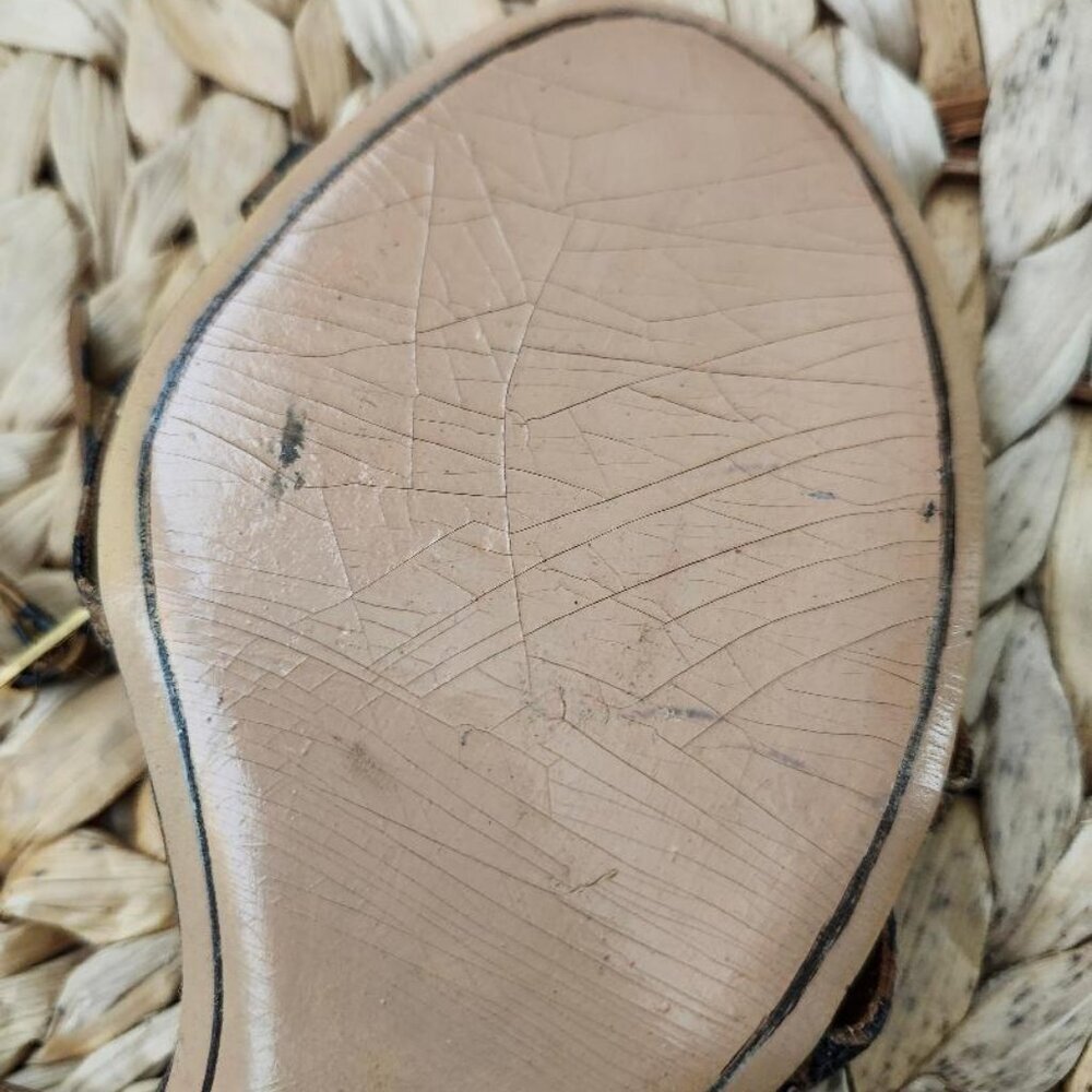 Louis Vuitton Neutrals Pattern Print. Heels 3  1/2 inches. - Picture 6 of 6